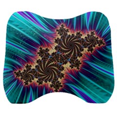 Fractal Mandelbrot Mathematical Velour Head Support Cushion