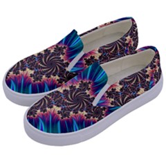 Fractal Mandelbrot Mathematical Kids  Canvas Slip Ons by Pakrebo