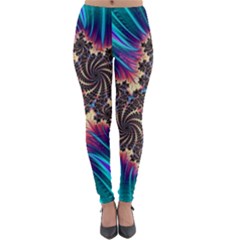 Fractal Mandelbrot Mathematical Lightweight Velour Leggings by Pakrebo