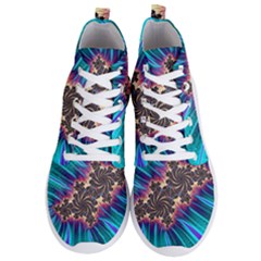 Fractal Mandelbrot Mathematical Men s Lightweight High Top Sneakers