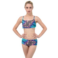 Fractal Mandelbrot Mathematical Layered Top Bikini Set