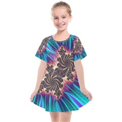 Fractal Mandelbrot Mathematical Kids  Smock Dress