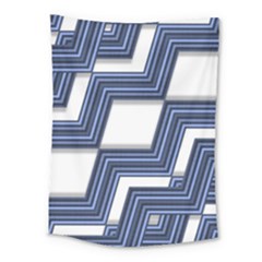 Geometric Fabric Texture Diagonal Medium Tapestry by Pakrebo