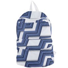 Geometric Fabric Texture Diagonal Foldable Lightweight Backpack by Pakrebo