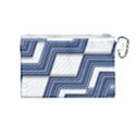 Geometric Fabric Texture Diagonal Canvas Cosmetic Bag (Medium) View2