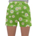 Daisy Flowers Floral Wallpaper Sleepwear Shorts View1