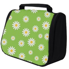 Daisy Flowers Floral Wallpaper Full Print Travel Pouch (big)