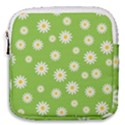 Daisy Flowers Floral Wallpaper Mini Square Pouch View1