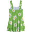 Daisy Flowers Floral Wallpaper Kids  Layered Skirt Swimsuit View2