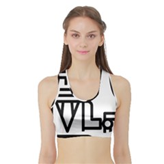 Mafioso Sports Bra With Border