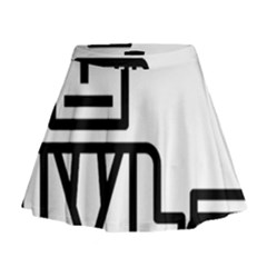 Mafioso Mini Flare Skirt