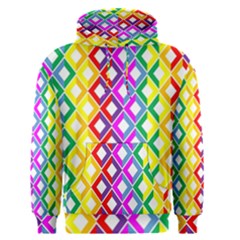 Rainbow Colors Chevron Design Men s Pullover Hoodie by Pakrebo