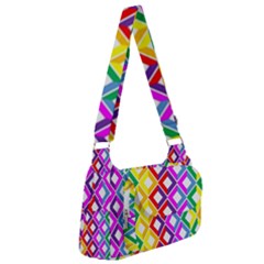 Rainbow Colors Chevron Design Post Office Delivery Bag