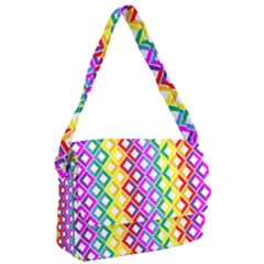 Rainbow Colors Chevron Design Courier Bag