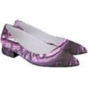 Purple Fractal Flowing Fantasy Women s Low Heels View3