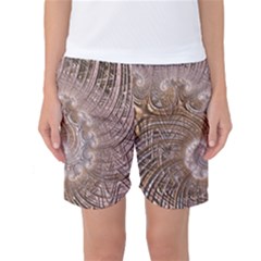 Fractal Art Pattern 3d Artwork Women s Basketball Shorts by Pakrebo