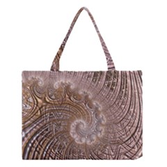 Fractal Art Pattern 3d Artwork Medium Tote Bag by Pakrebo