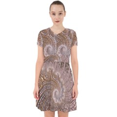 Fractal Art Pattern 3d Artwork Adorable In Chiffon Dress by Pakrebo