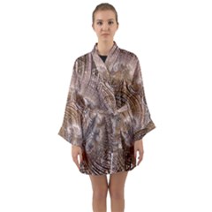 Fractal Art Pattern 3d Artwork Long Sleeve Kimono Robe by Pakrebo