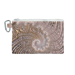 Fractal Art Pattern 3d Artwork Canvas Cosmetic Bag (medium)