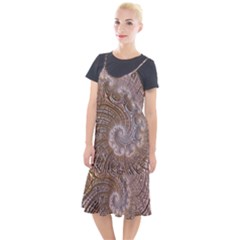 Fractal Art Pattern 3d Artwork Camis Fishtail Dress