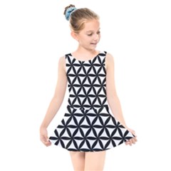 Pattern Floral Repeating Kids  Skater Dress Swimsuit