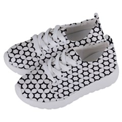 Pattern Star Repeating Black White Kids  Lightweight Sports Shoes