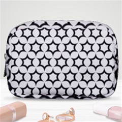 Pattern Star Repeating Black White Make Up Pouch (small)