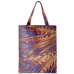 Flourish Artwork Fractal Expanding Zipper Classic Tote Bag by Pakrebo