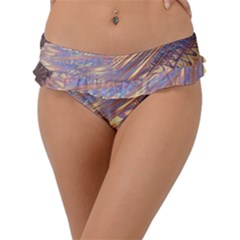 Flourish Artwork Fractal Expanding Frill Bikini Bottom