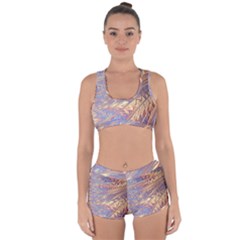 Flourish Artwork Fractal Expanding Racerback Boyleg Bikini Set