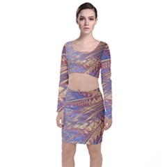 Flourish Artwork Fractal Expanding Top And Skirt Sets