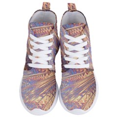 Flourish Artwork Fractal Expanding Women s Lightweight High Top Sneakers