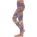 Flourish Artwork Fractal Expanding Kids  Lightweight Velour Leggings View2