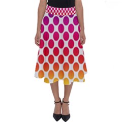 Polka Dots Spectrum Colours Dots Perfect Length Midi Skirt