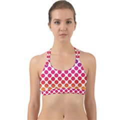 Polka Dots Spectrum Colours Dots Back Web Sports Bra