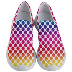 Polka Dots Spectrum Colours Dots Women s Lightweight Slip Ons