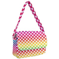 Polka Dots Spectrum Colours Dots Courier Bag