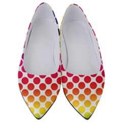 Polka Dots Spectrum Colours Dots Women s Low Heels