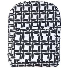 Ellipse Pattern Background Full Print Backpack by Pakrebo