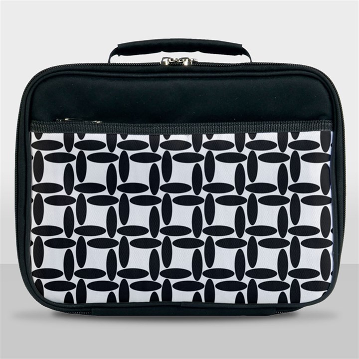 Ellipse Pattern Background Lunch Bag