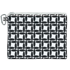 Ellipse Pattern Background Canvas Cosmetic Bag (xxl)