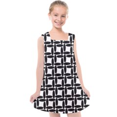 Ellipse Pattern Background Kids  Cross Back Dress