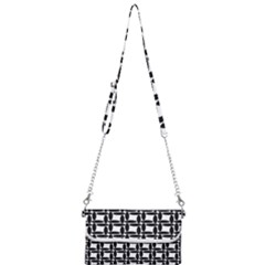 Ellipse Pattern Background Mini Crossbody Handbag