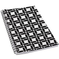 Ellipse Pattern Background 5 5  X 8 5  Notebook