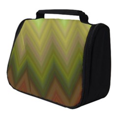 Zig Zag Chevron Classic Pattern Full Print Travel Pouch (small)