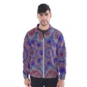 Purple Splat Fractal Art Windbreaker (Men) View1