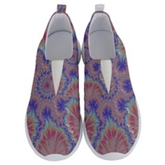 Purple Splat Fractal Art No Lace Lightweight Shoes