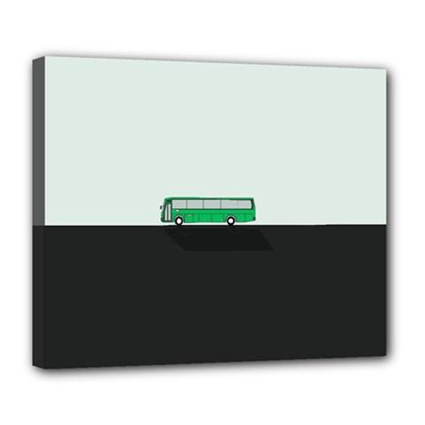 Bus Deluxe Canvas 24  X 20  (stretched) by Valentinaart