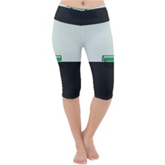 Bus Lightweight Velour Cropped Yoga Leggings